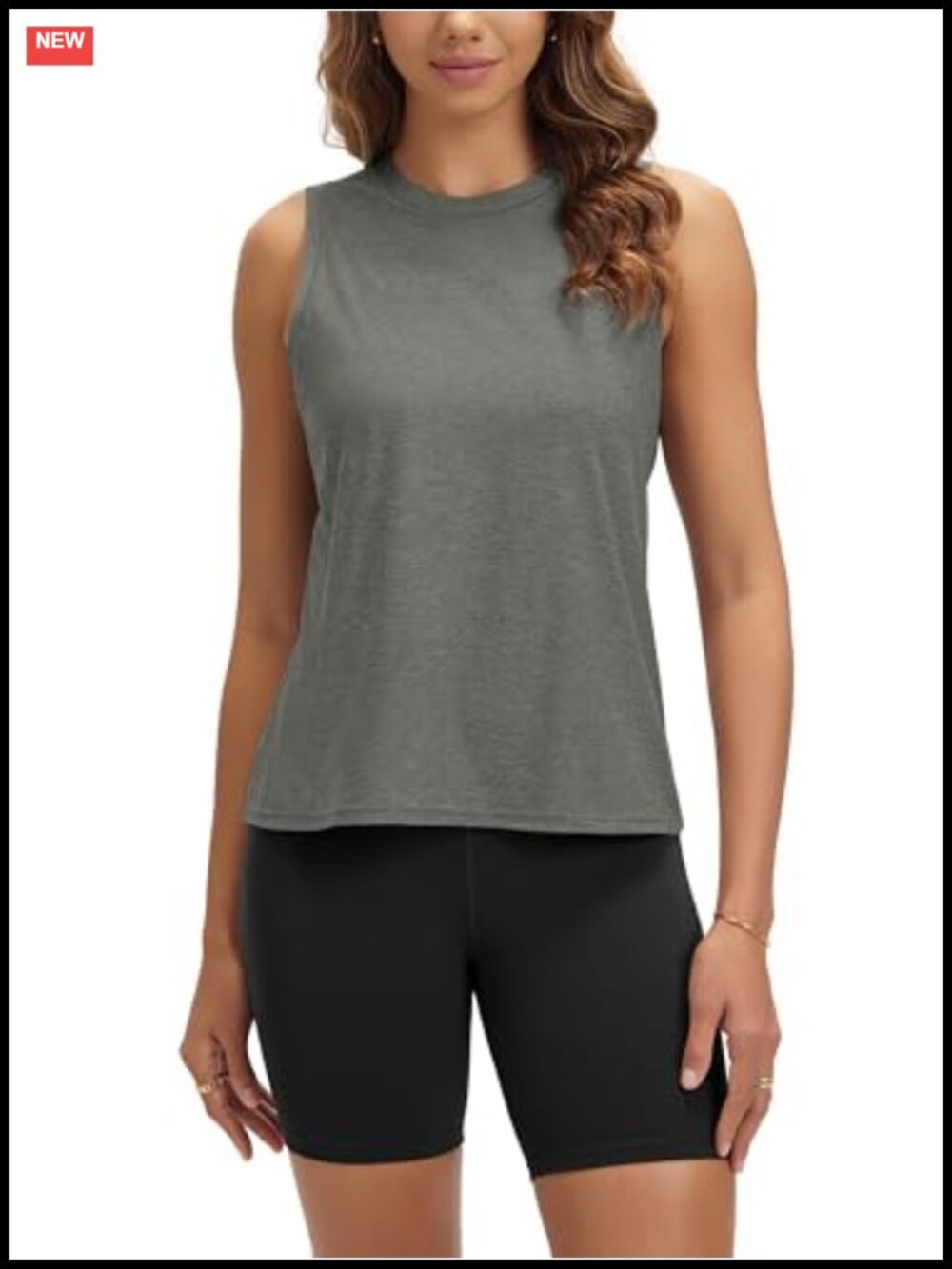 Women's Performance Tank Ultra Soft odSTRATUM Tech Sleeveless High Crew Neck